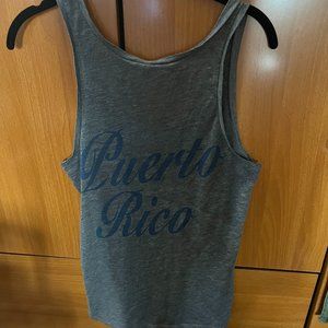 puerto rico/ us virgin islands tank top. unisex size xs